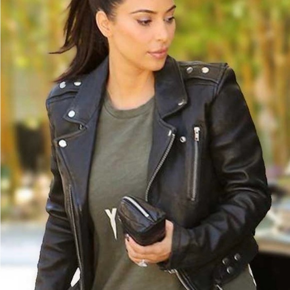 INC International Concepts Black Leather Jacket - Picture 15 of 16